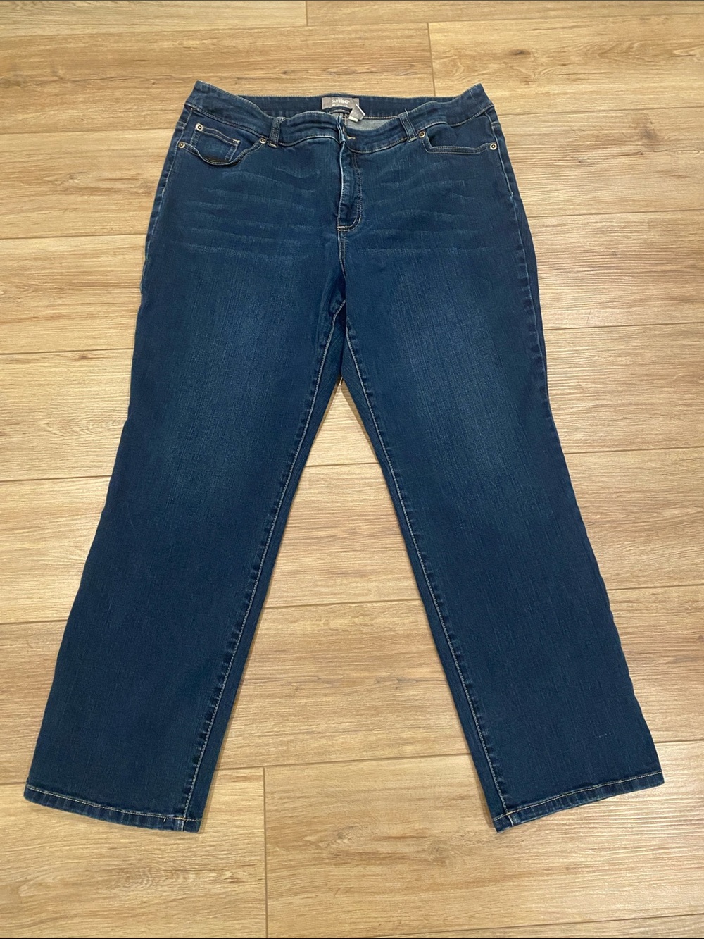 Chico's Dark Blue 'So Slimming' Jeans Sz 16 Short